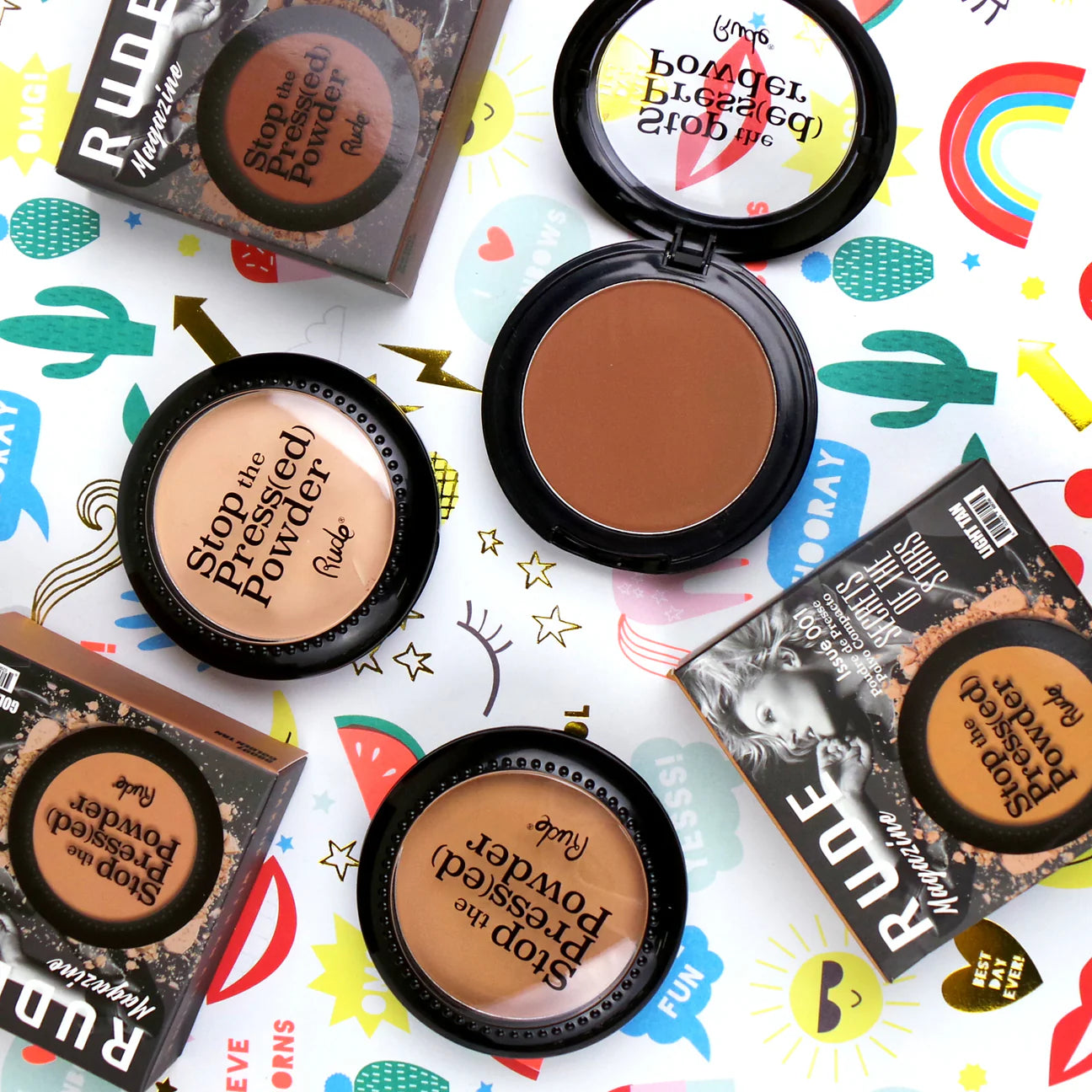 Rude Cosmetics Stop the Press(ed) Powder