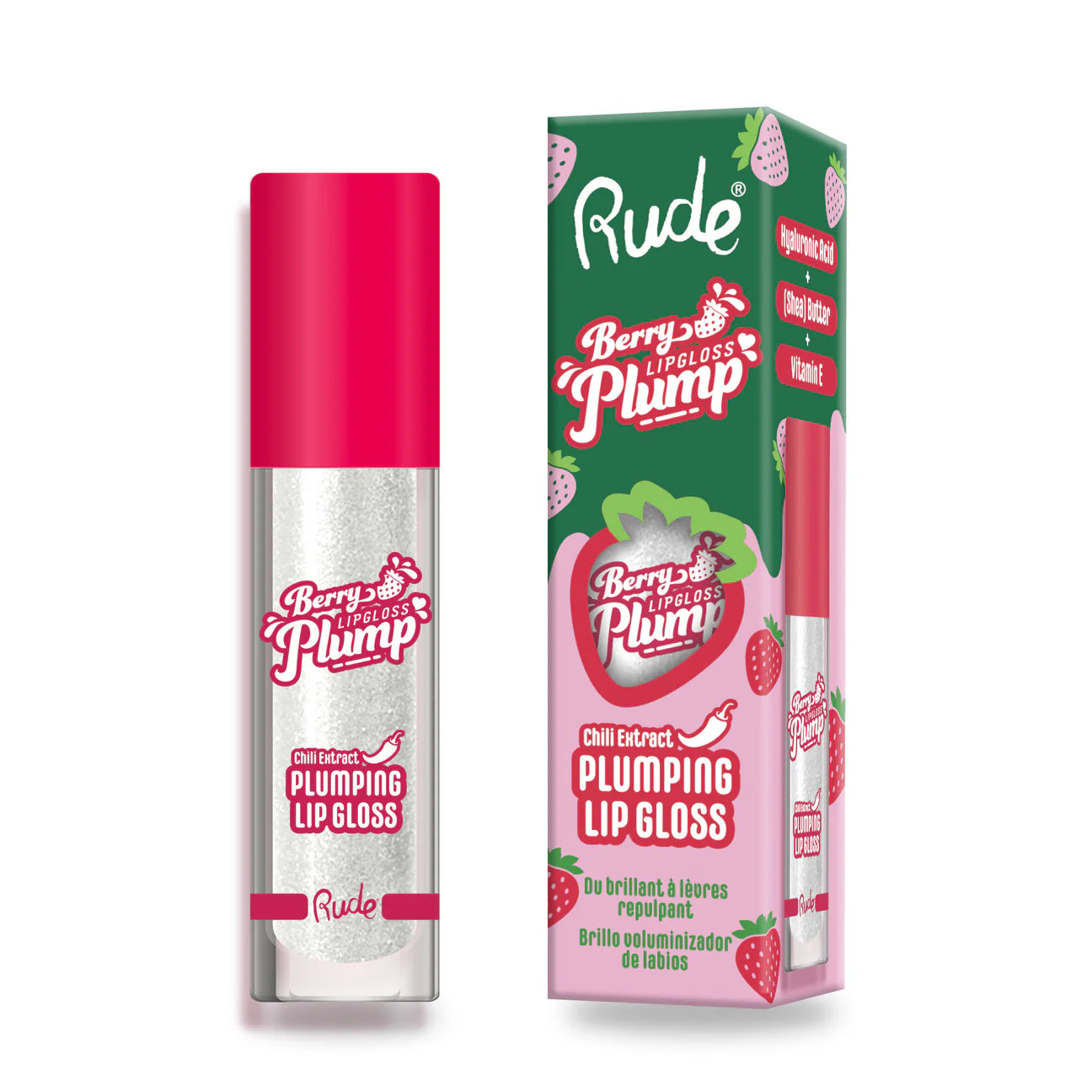 Rude Cosmetics Berry Plump Plumping Lip Gloss