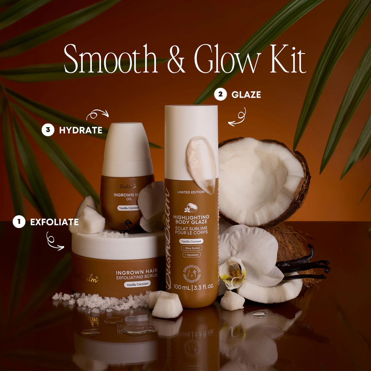 Bushbalm Highlighting Body Glaze Vanilla Coconut