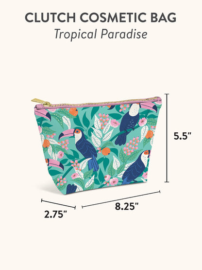 Clutch cosmetics bag
