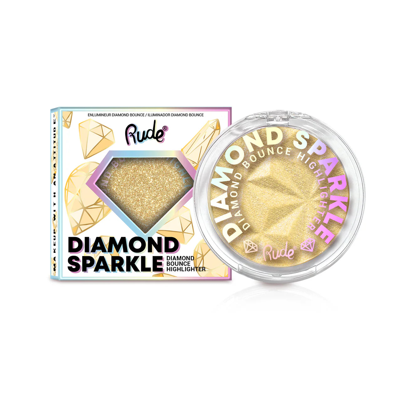 Rude Cosmetics Diamond Sparkle Bounce Highlighter