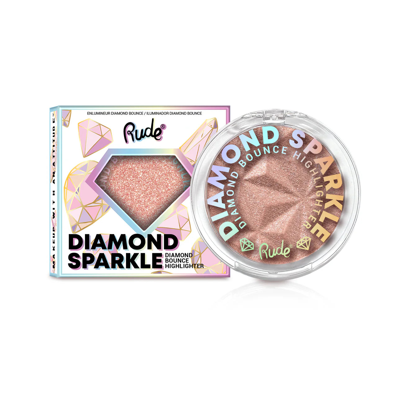 Rude Cosmetics Diamond Sparkle Bounce Highlighter