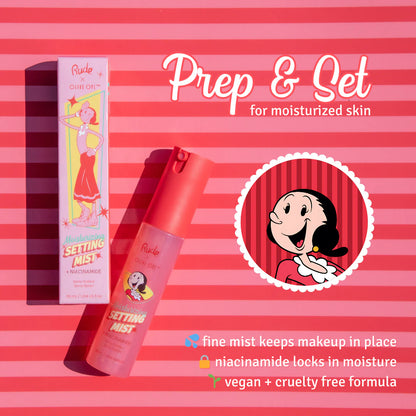 Rude Cosmetics x Olive Oyl Moisturizing Setting Mist
