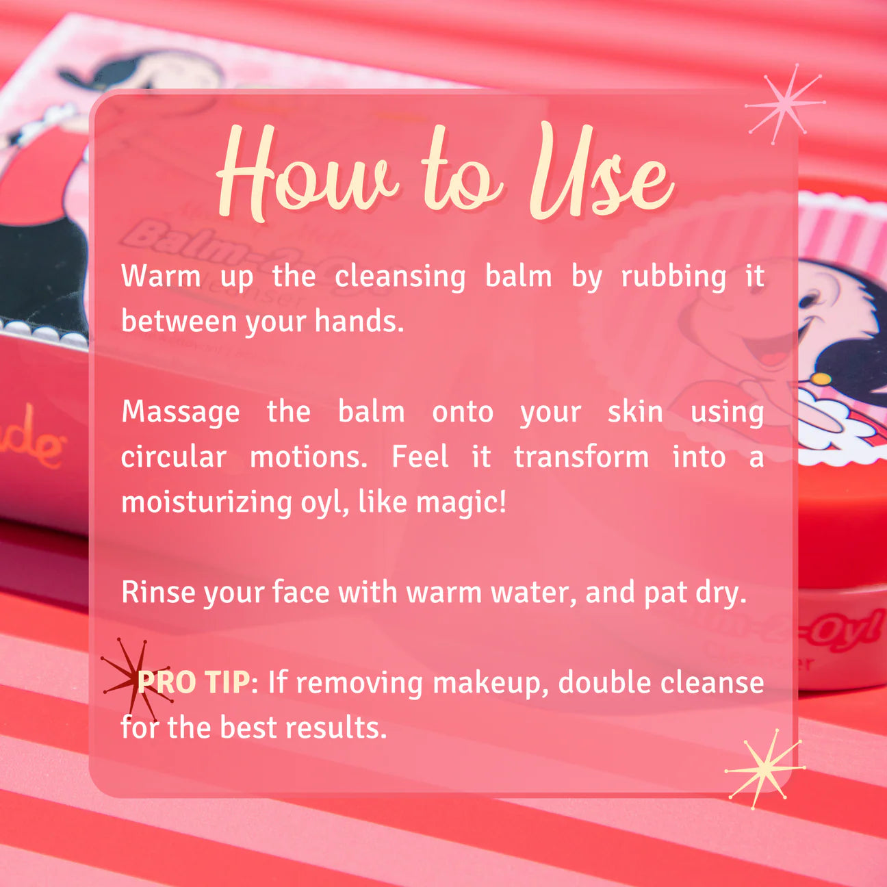 Rude Cosmetics x Olive Oyl Makeup Melting Balm-2-Oyl Cleanser