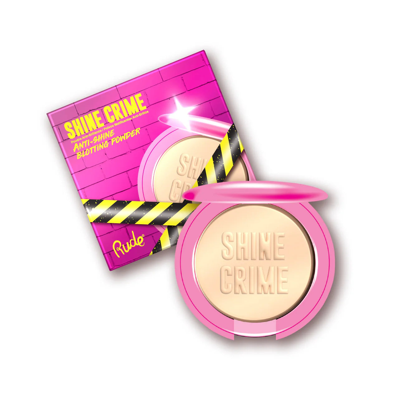 Rude Cosmetics Shine Crime Anti-Shine Blotting Powder