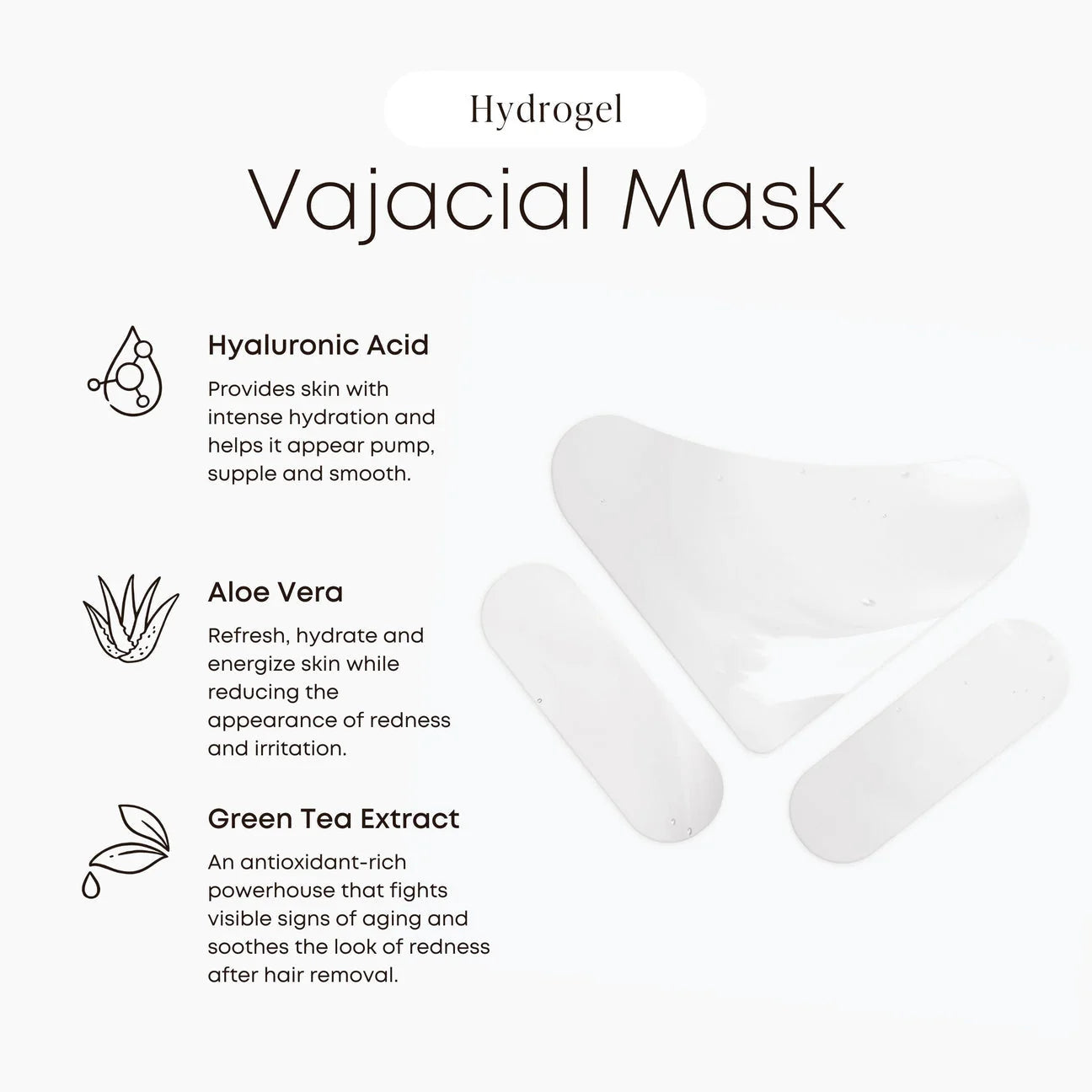 Bushbalm Hydrogel Vajacial Triangle Mask