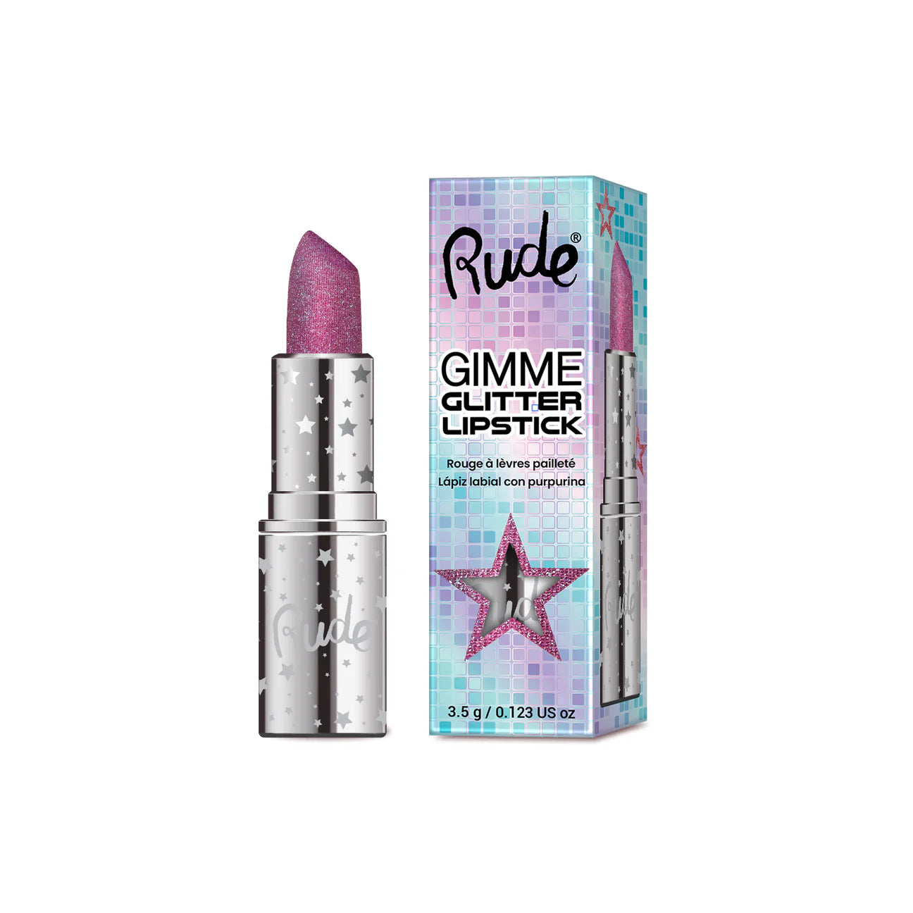 Rude Cosmetics Gimme Glitter Lipstick