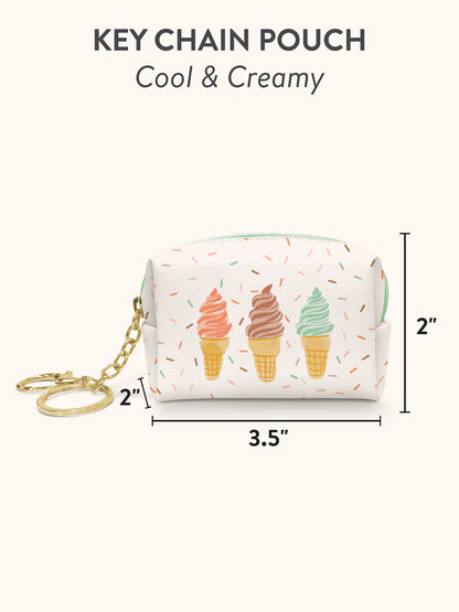 Mini keychain pouch