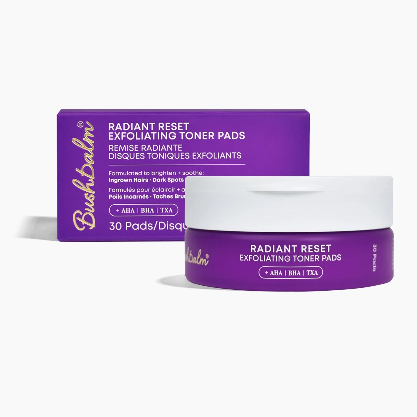 Bushbalm Radiant Reset Exfoliating Toner Pads