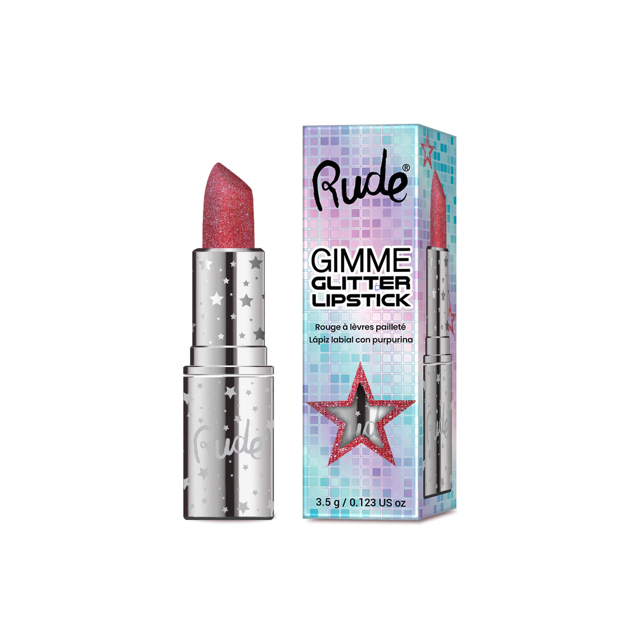 Rude Cosmetics Gimme Glitter Lipstick