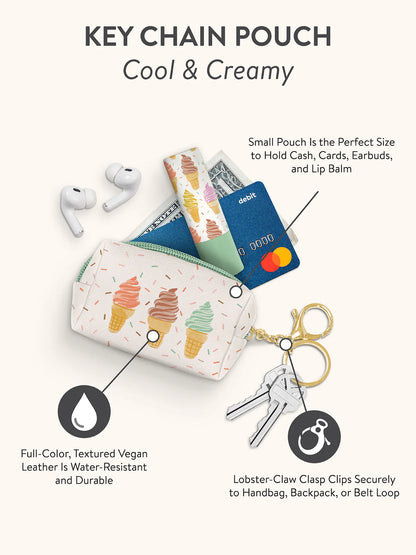 Mini keychain pouch