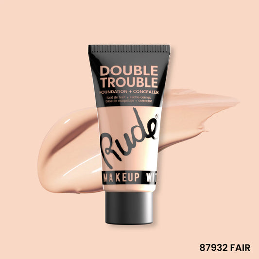 Rude Cosmetics Double Trouble Foundation and Concealer