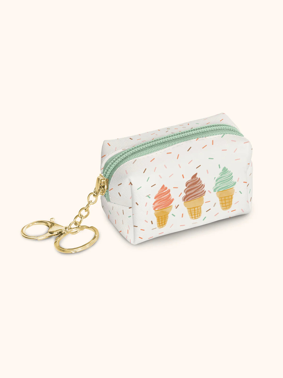 Mini keychain pouch