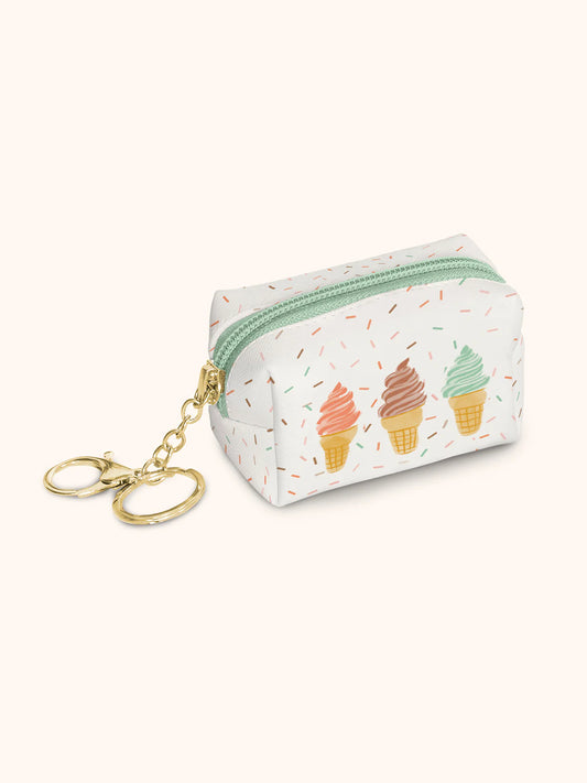 Mini keychain pouch