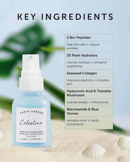 Earth Harbor Celestine Hydra Peptide Firming Serum