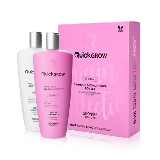 Quick Grow Hair Growth Shampoo and Conditioner Box Set