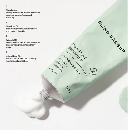 Blind Barber Lemongrass Tea Hand Moisturizer