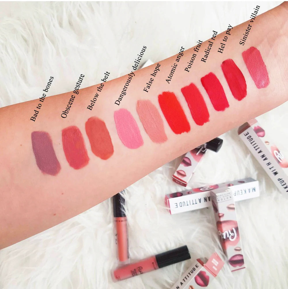 Rude Cosmetics Notorious Rich Long Lasting Liquid Lip Color