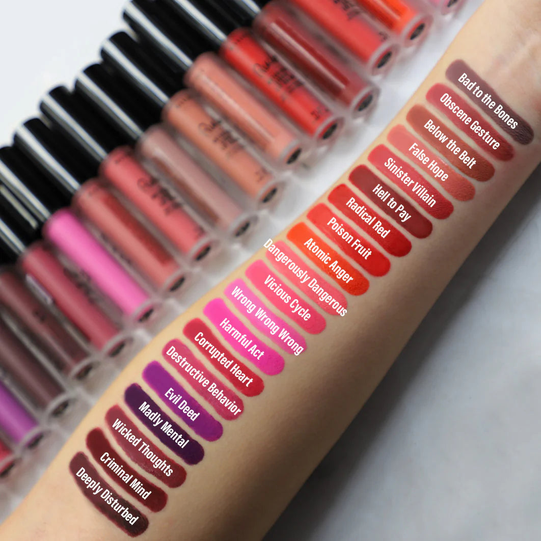 Rude Cosmetics Notorious Rich Long Lasting Liquid Lip Color