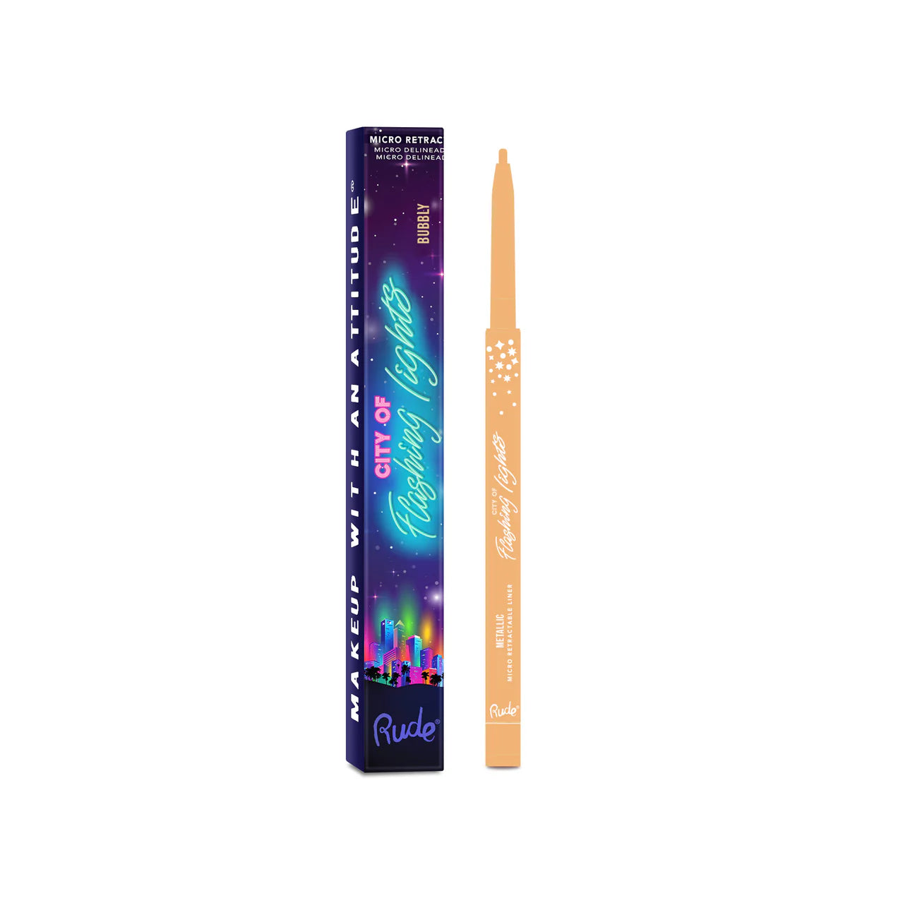 Rude Cosmetics City of Flashing Lights Micro Retractable Liner