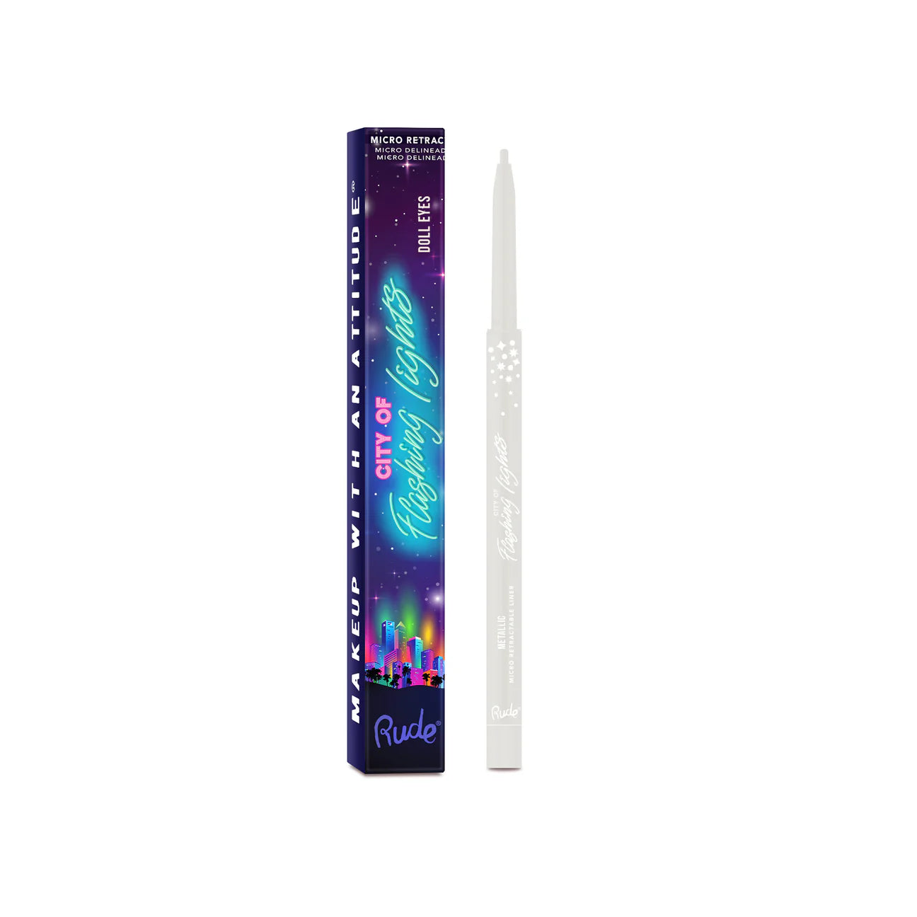 Rude Cosmetics City of Flashing Lights Micro Retractable Liner