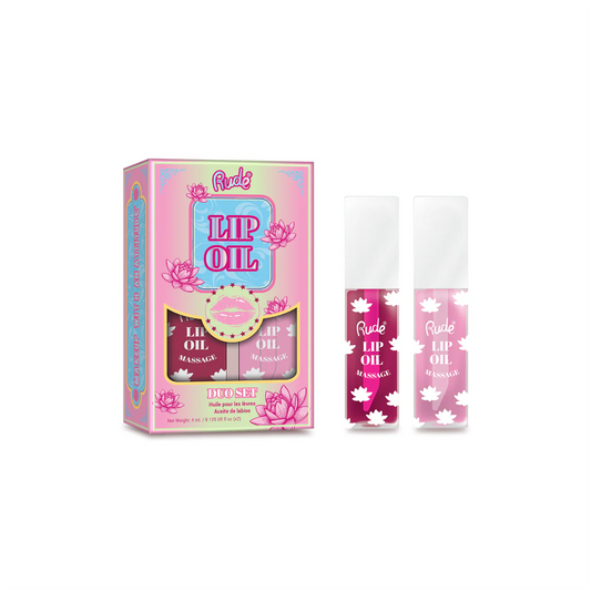 Rude Cosmetics Lip Oil Massage Duo