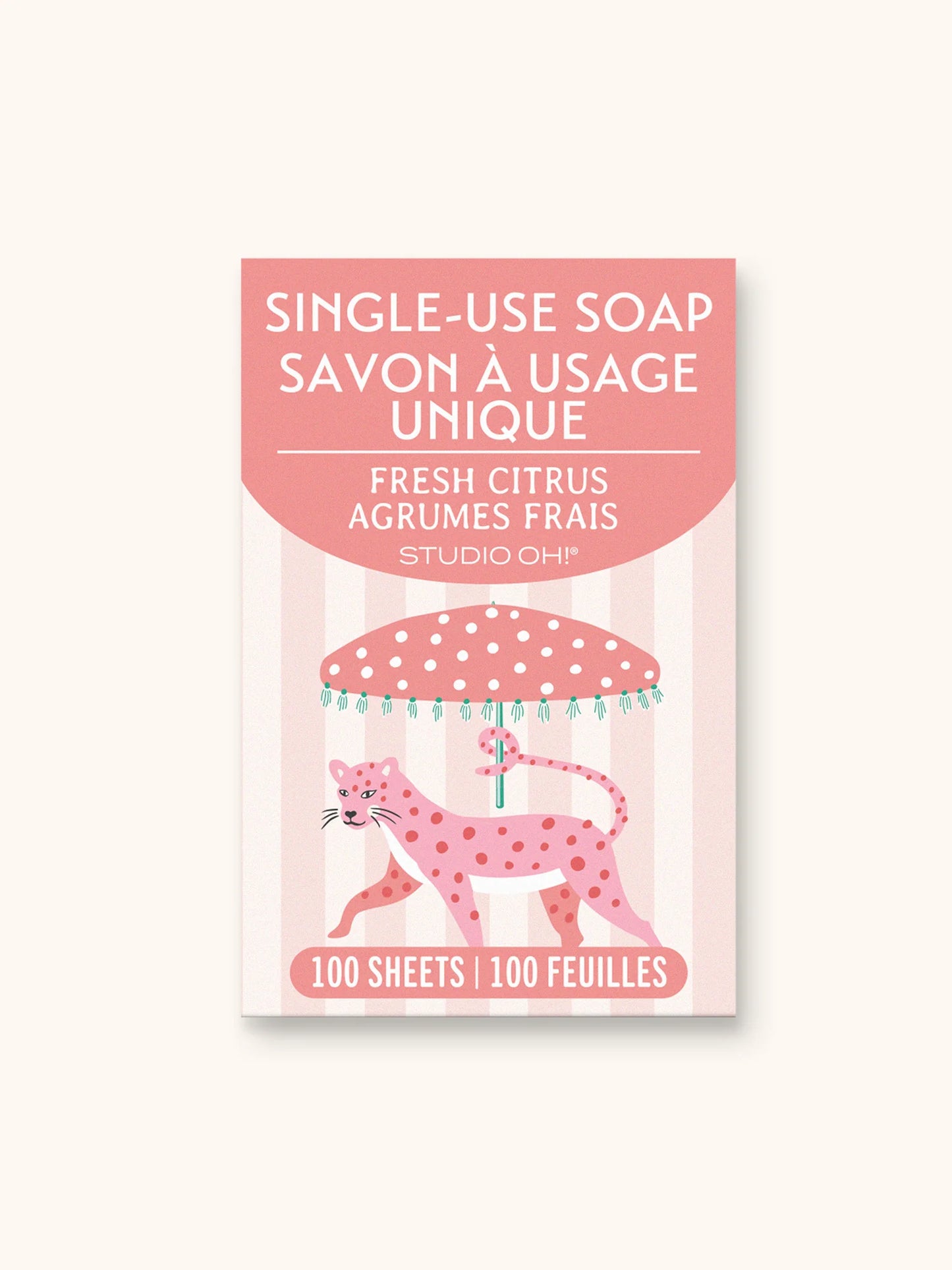 Soap sheets pocket pack - 100 sheets
