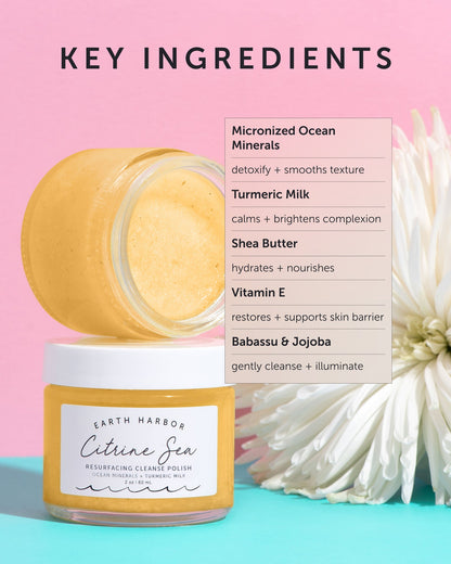 Earth Harbor Citrine Sea Resurfacing Cleanse Polish Scrub
