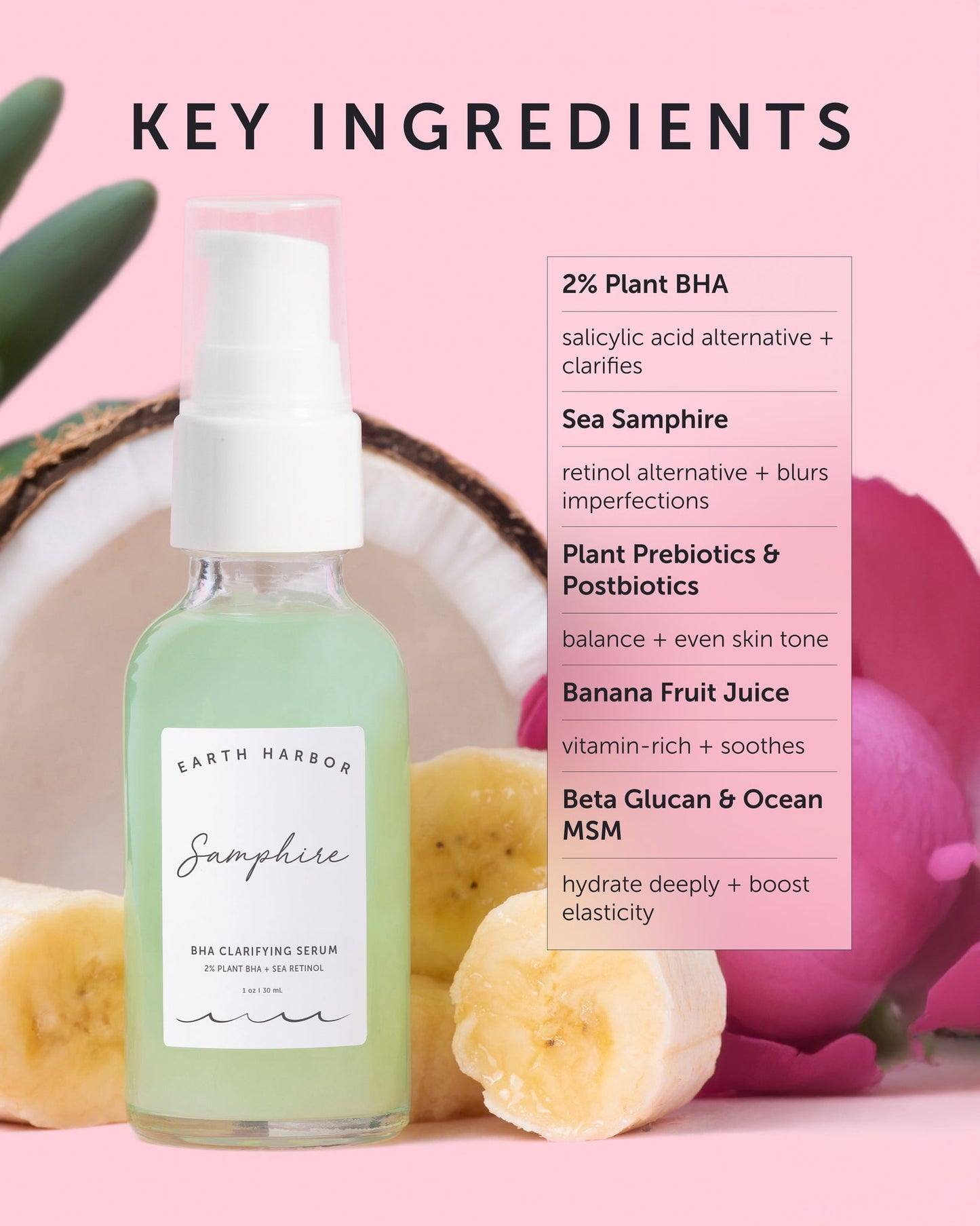 Earth Harbor Samphire BHA Clarifying Serum