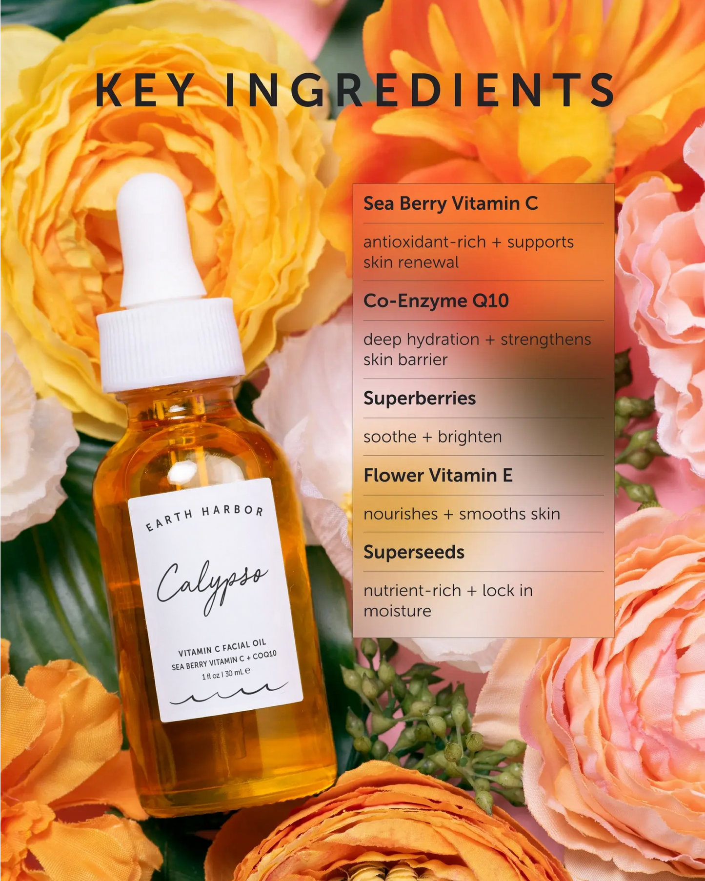 Earth Harbor Calypso Antioxidant Glow Facial Oil