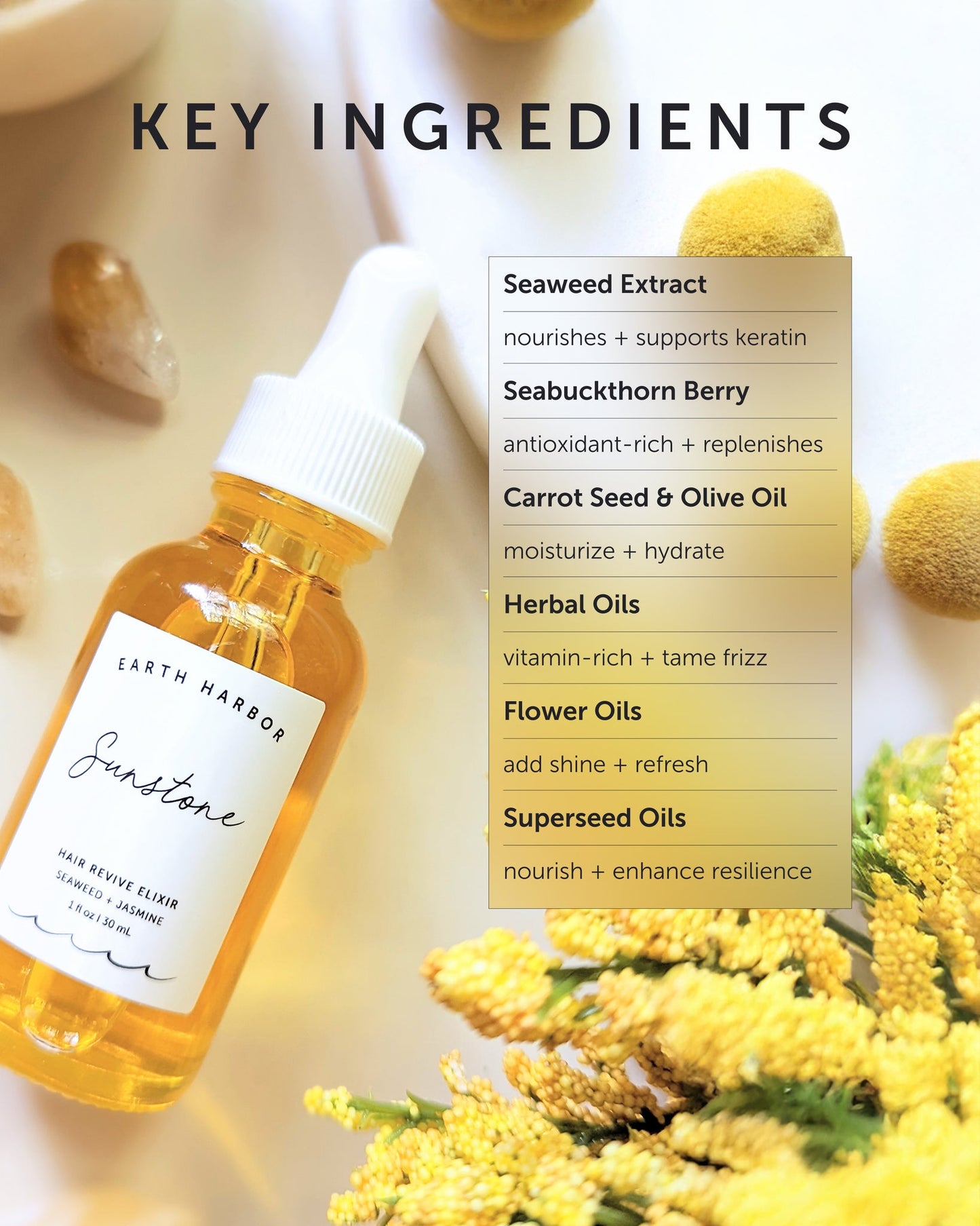 Earth Harbor Sunstone Hair Revive Elixir