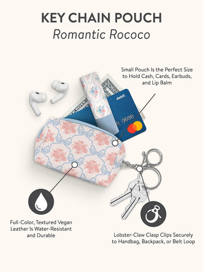 Mini keychain pouch