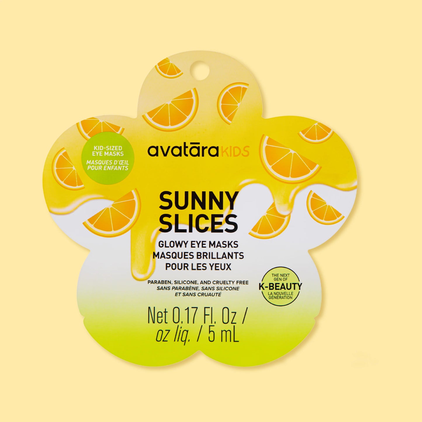 Avatara Kids Sunny Slices Glowy eye masks
