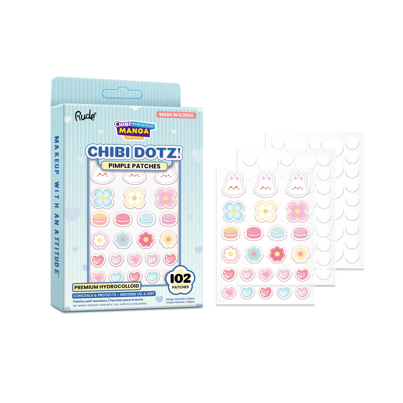 Rude Cosmetics Chibi Manga Collection Chibi Dotz! - Pimple Patches