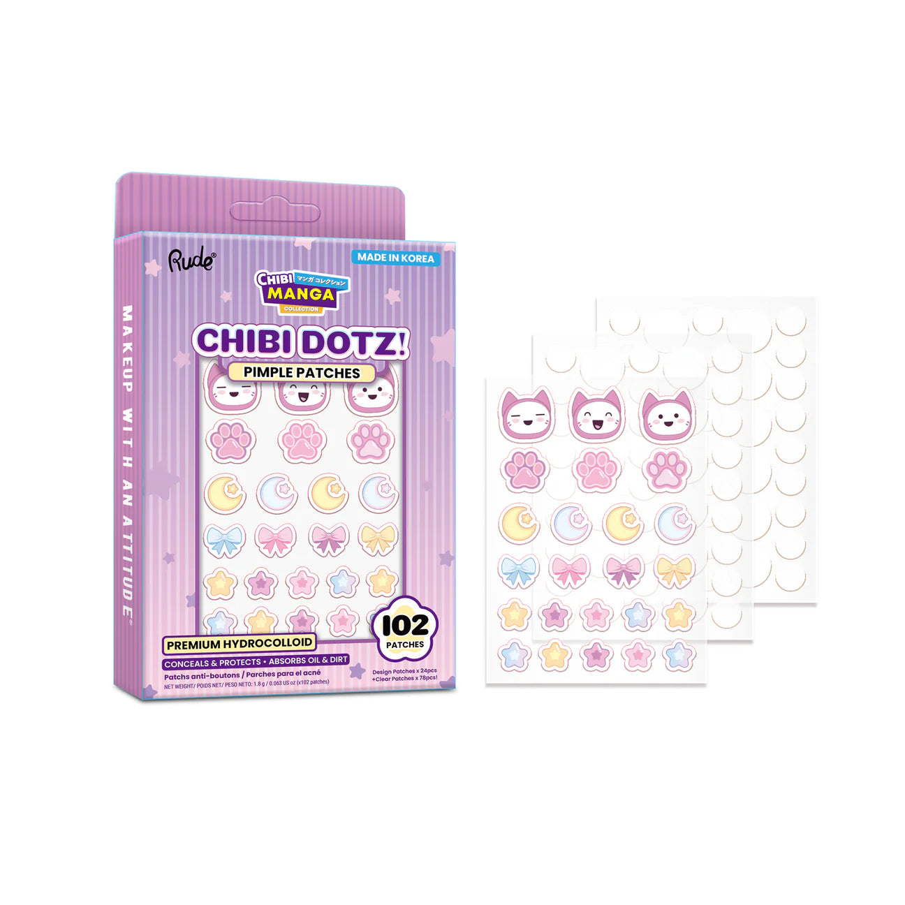 Rude Cosmetics Chibi Manga Collection Chibi Dotz! - Pimple Patches